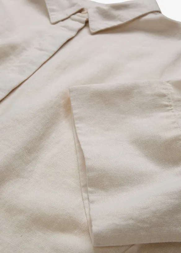 Chemisier en lin mélangé frais et respirant, bonprix