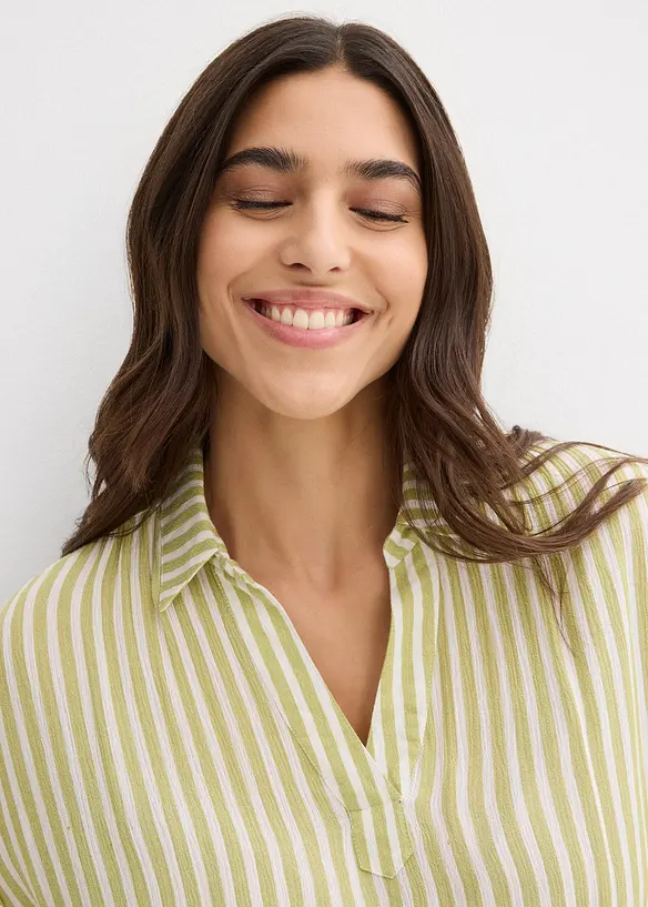 Blouse manches courtes en viscose fluide, bonprix