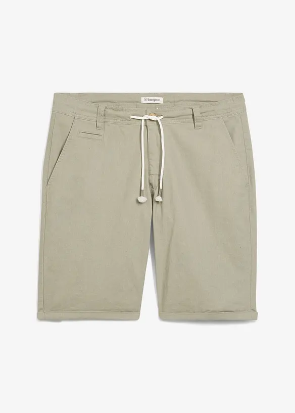 Bermuda en lin mélangé, Regular, bonprix