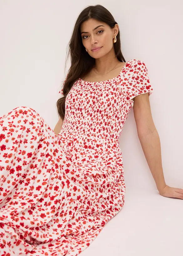 Robe longue en viscose extensible, bonprix