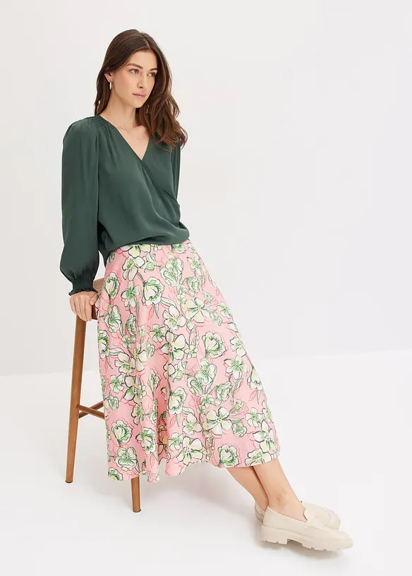 Tunique fluide en satin, bonprix