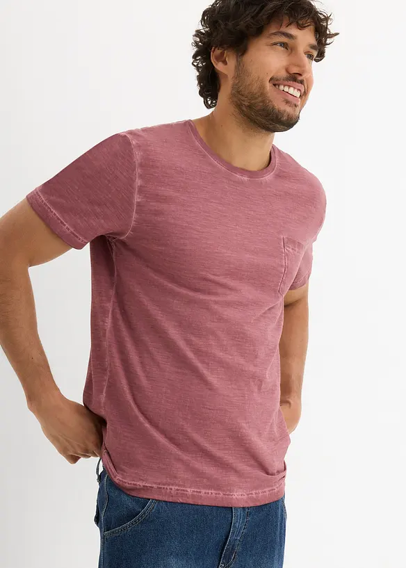 T-shirt effet délavé, bonprix