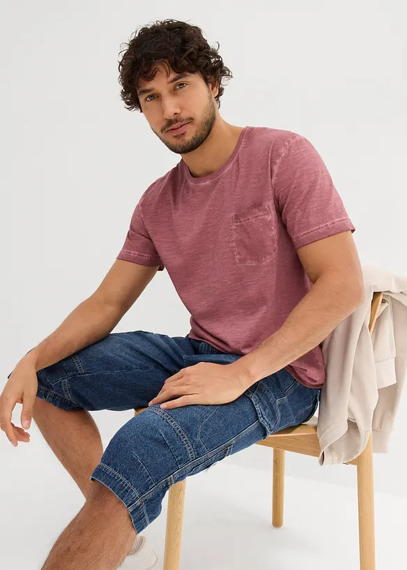 T-shirt effet délavé, bonprix