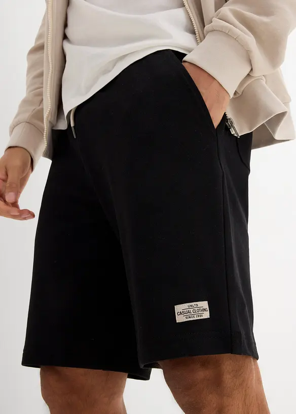 Lot de 2 bermudas en molleton, bonprix