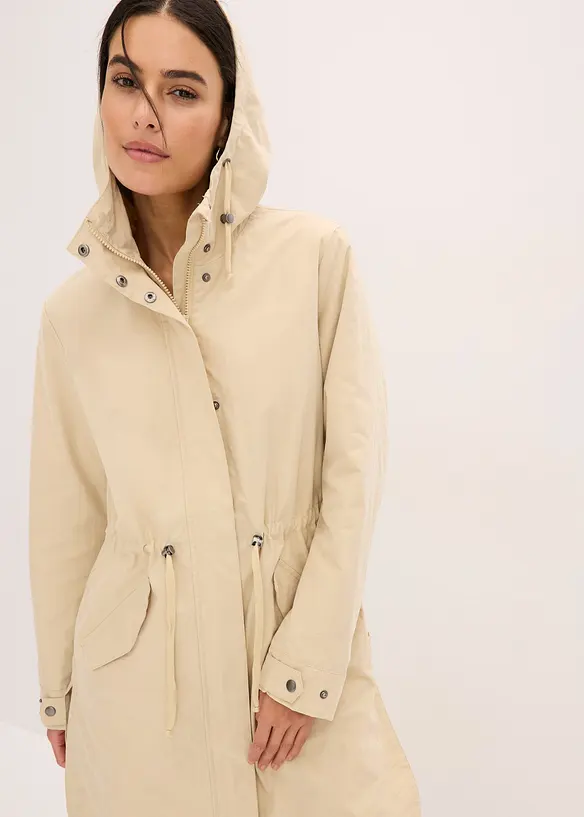 Parka longue à capuche, bonprix