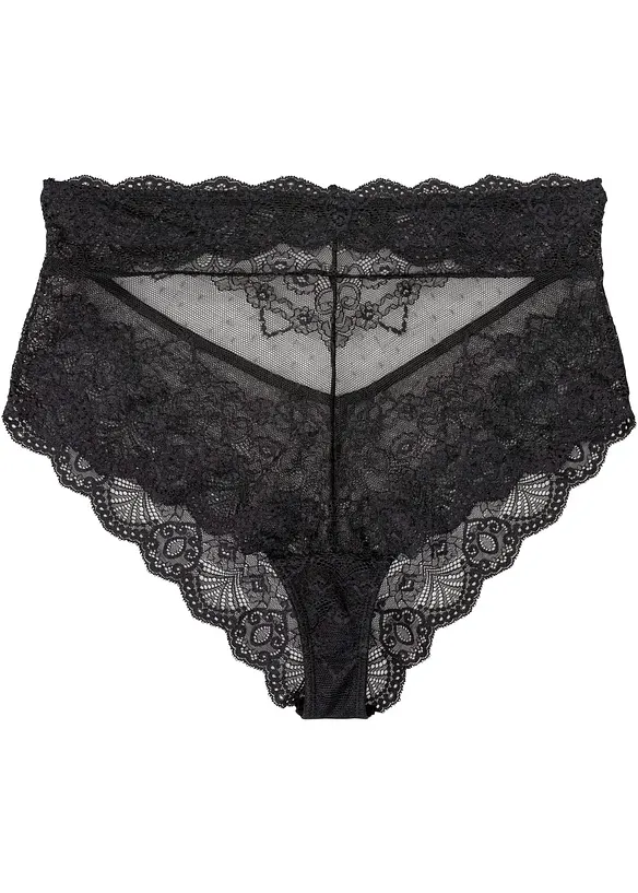 Slip taille haute en dentelle délicate, bonprix