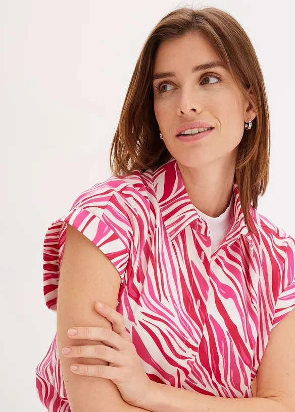 Chemisier en satin fluide, bonprix