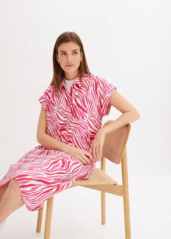 Chemisier en satin fluide, bonprix