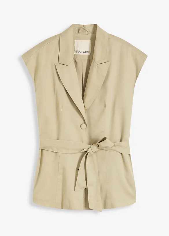 Blazer sans manches en Lyocell, bonprix