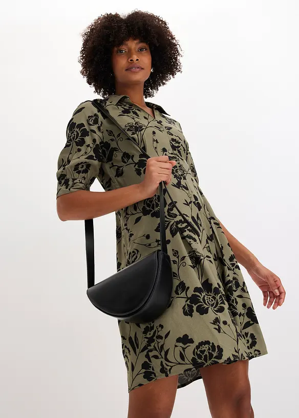 Robe-chemise en viscose fluide, bonprix