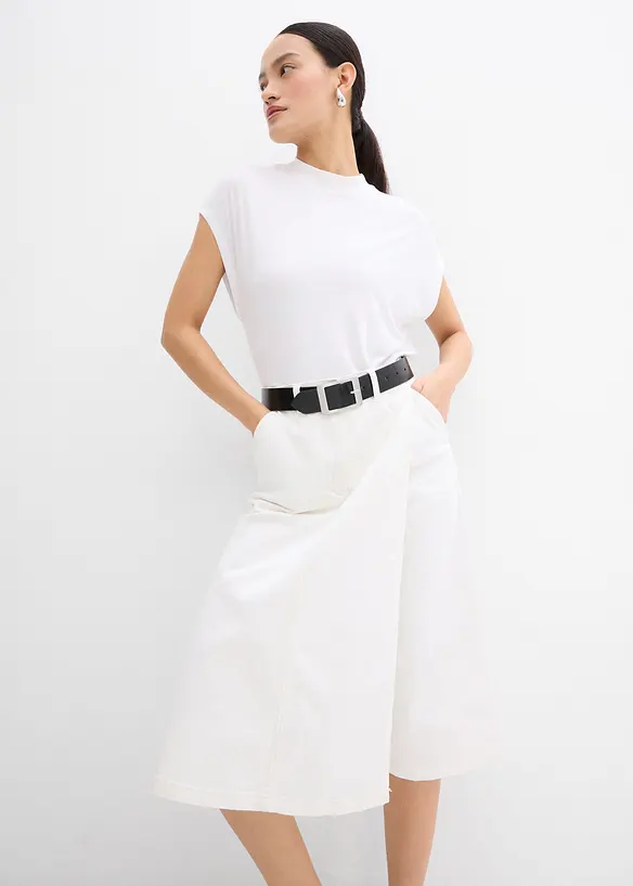 Jupe-short en coton extensible, bonprix