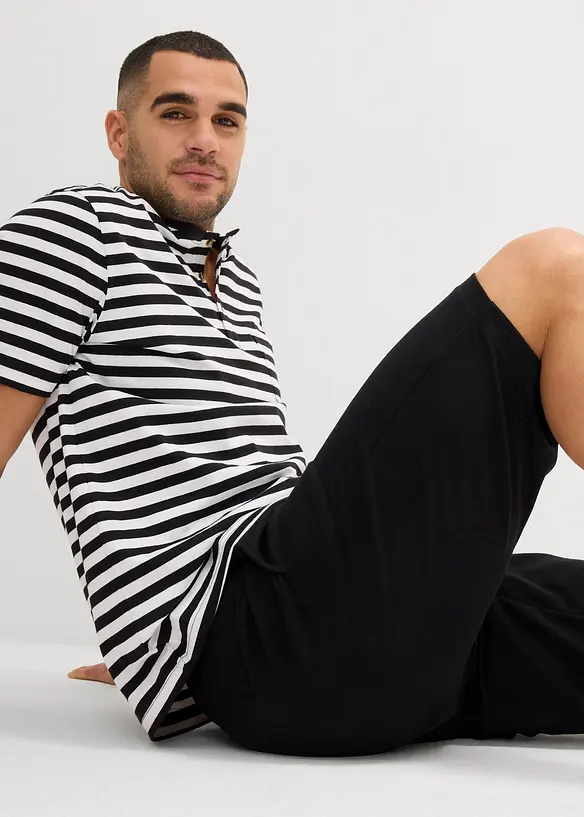 Lot de 2 bermudas en jersey l&eacute;ger, bonprix