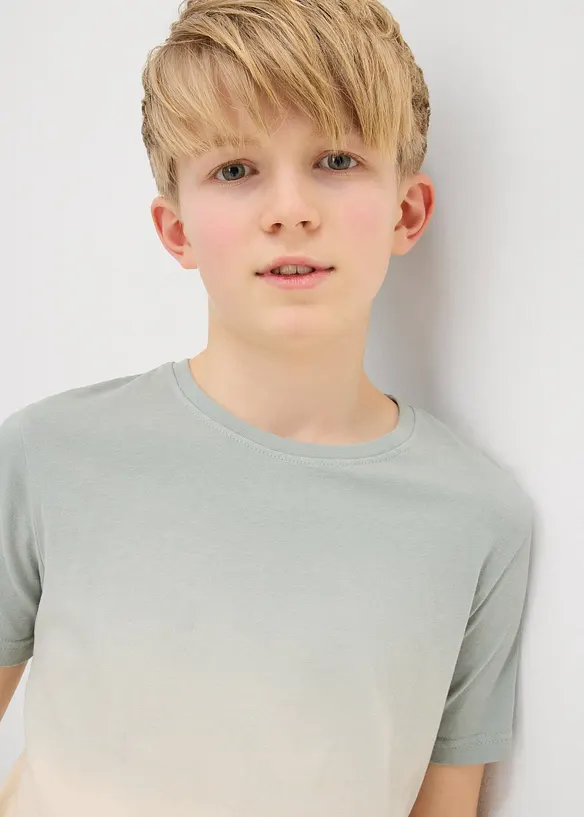 T-shirt 100% coton effet ombr&eacute;, bonprix