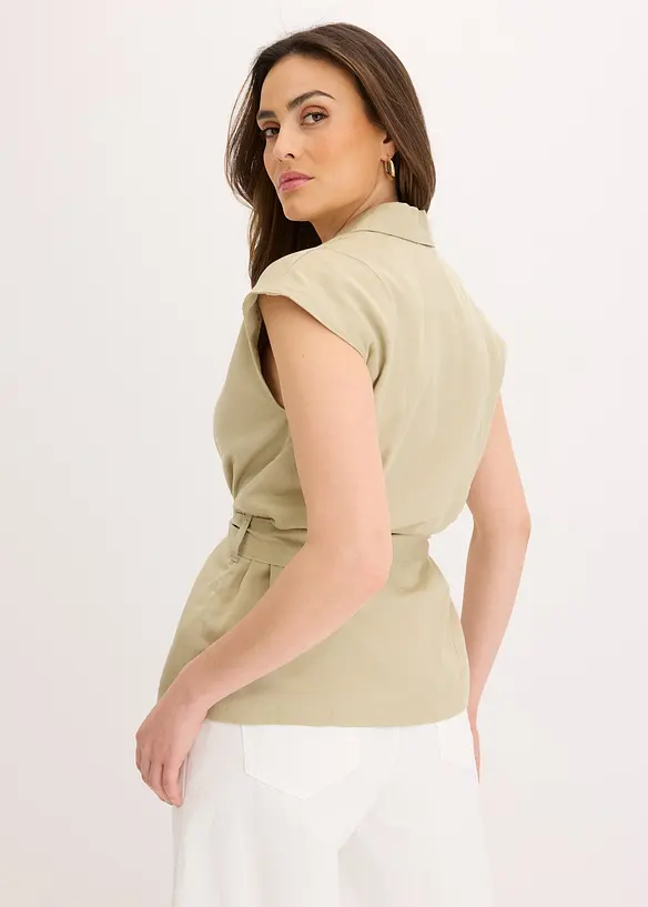 Blazer sans manches en Lyocell, bonprix