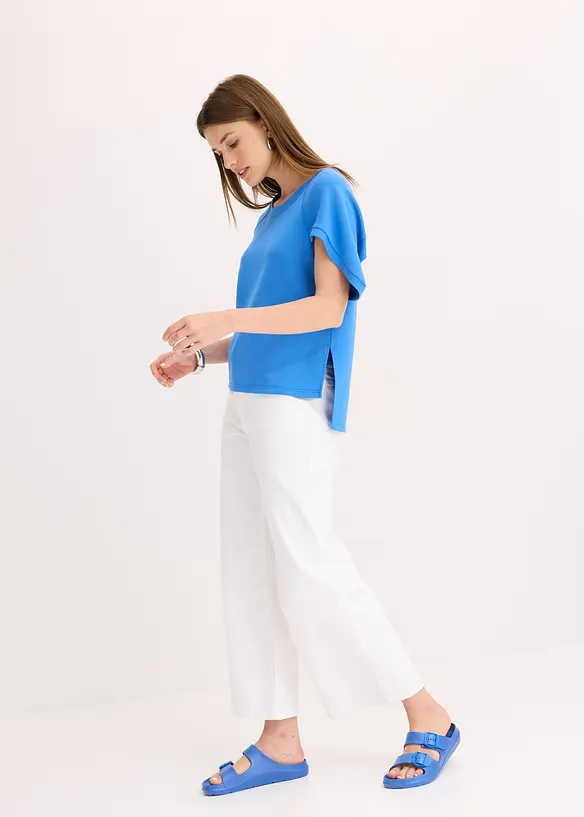 T-shirt oversize fluide en viscose mélangée, bonprix