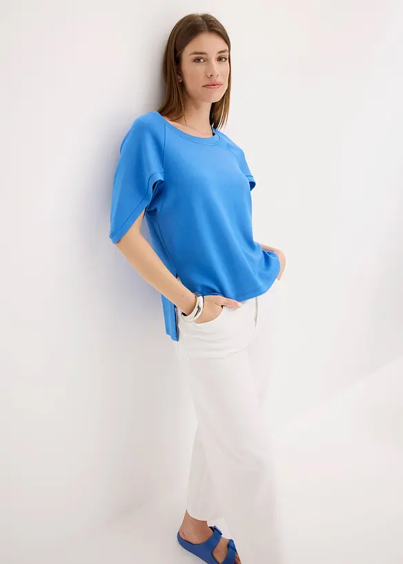 T-shirt oversize fluide en viscose mélangée, bonprix