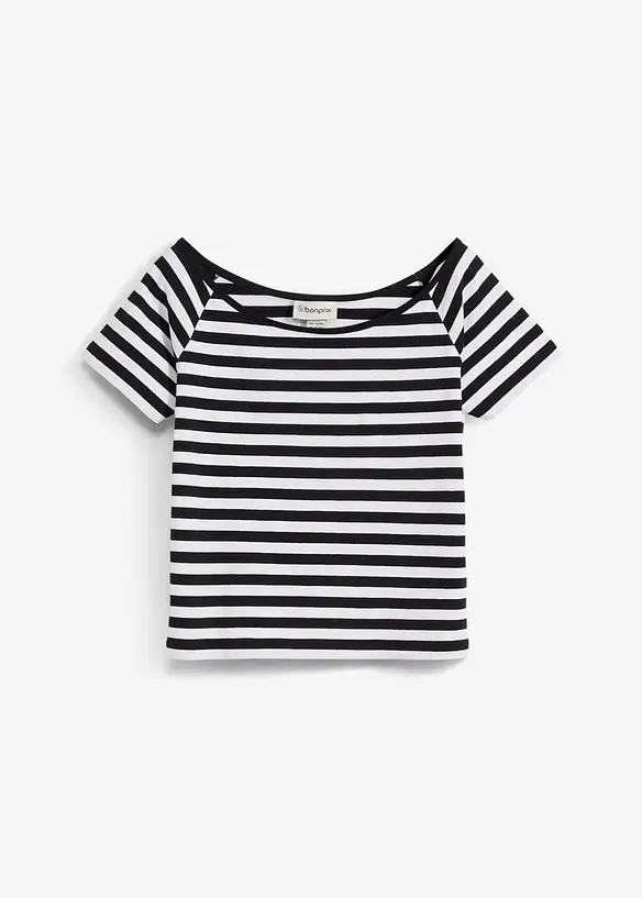 T-shirt en coton extensible, bonprix