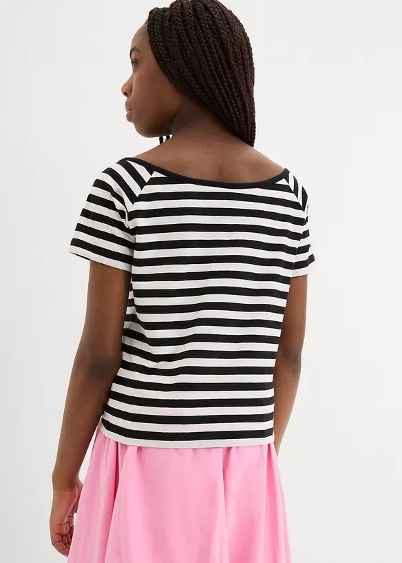 T-shirt en coton extensible, bonprix