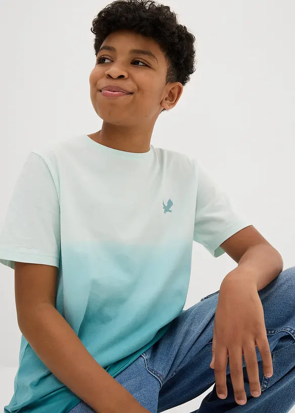 T-shirt 100% coton avec dégradé de couleur, bonprix