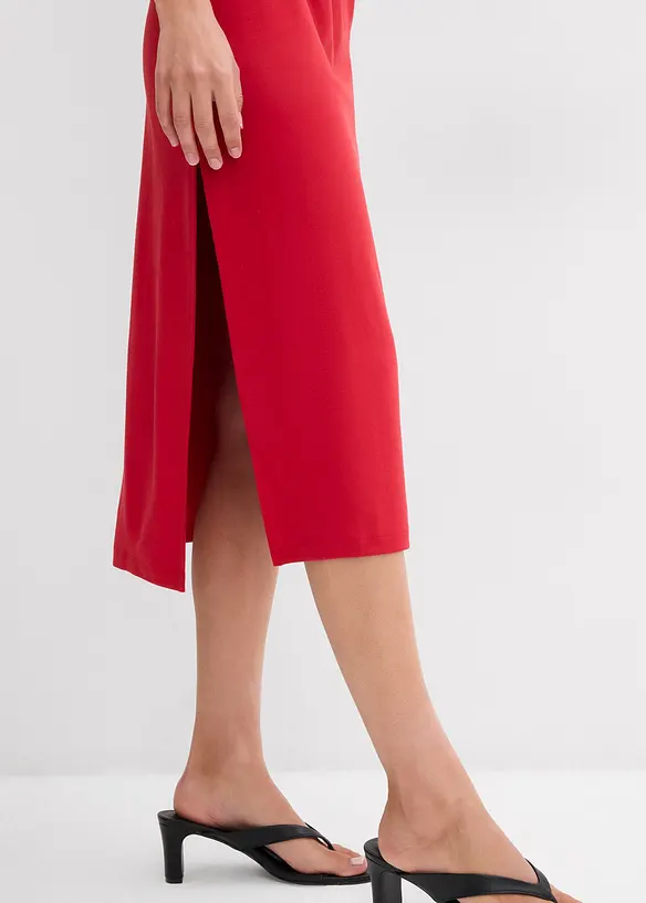 Robe midi confortable en jersey milano, bonprix