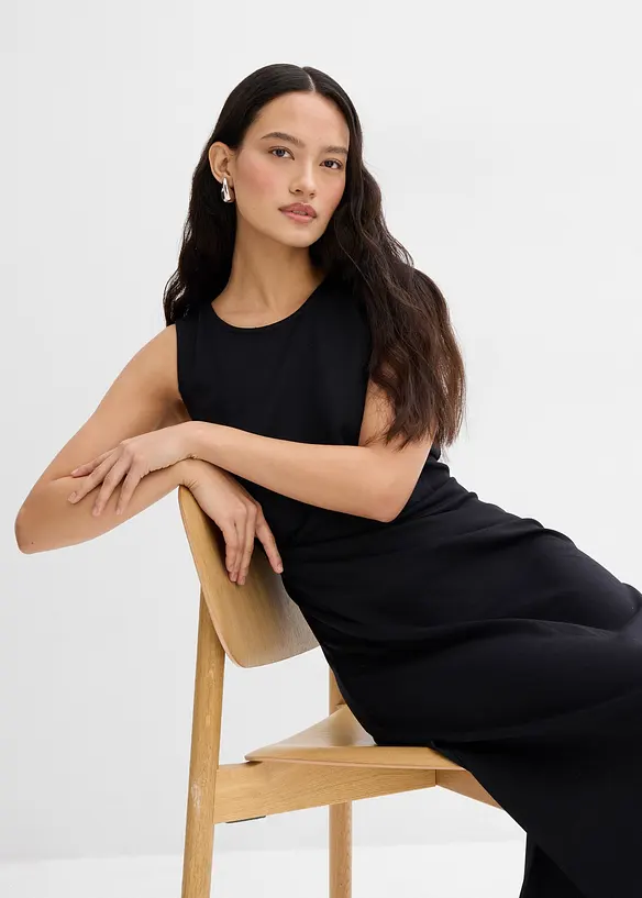 Robe midi confortable en jersey milano, bonprix