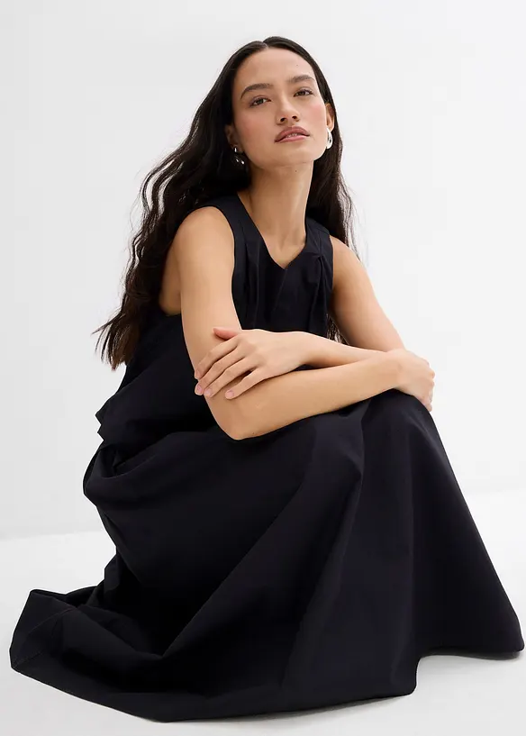 Jupe midi 100% coton, bonprix