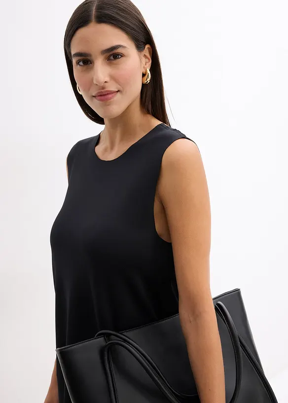 Robe courte en matière néoprène, bonprix