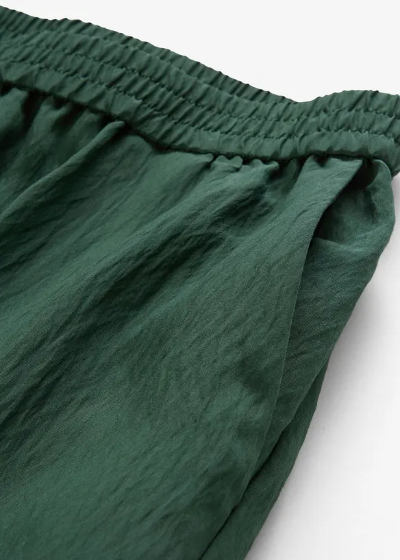 Pantalon en viscose mélangée, effet froissé, bonprix