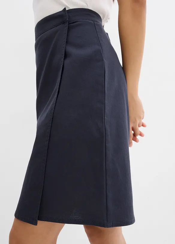 Mini-jupe en twill, bonprix