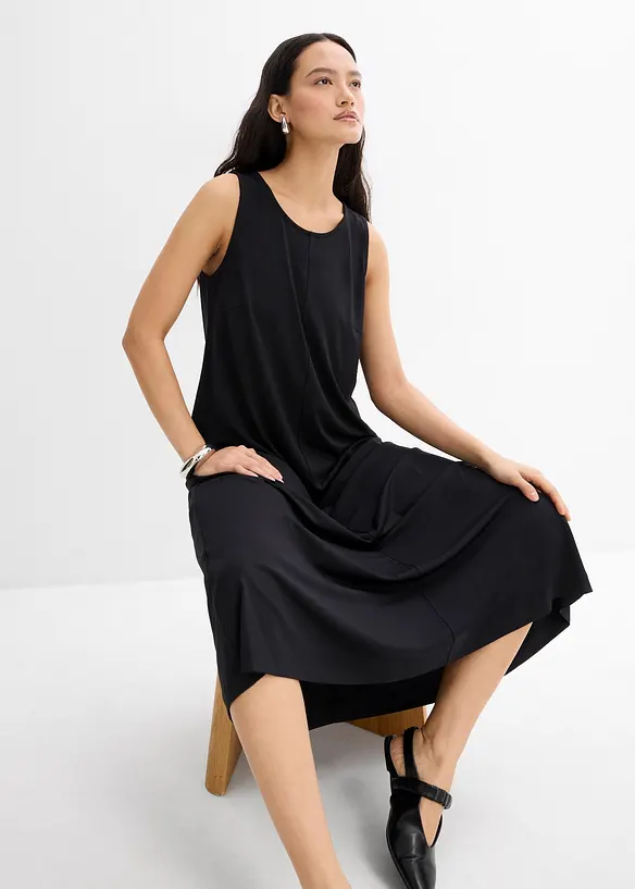 Robe midi &eacute;vas&eacute;e, bonprix