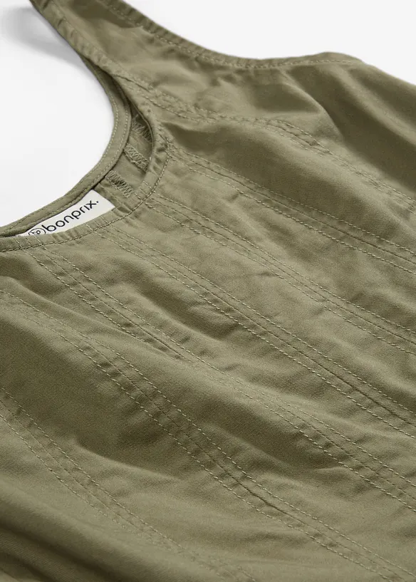 Robe midi à coutures verticales, bonprix