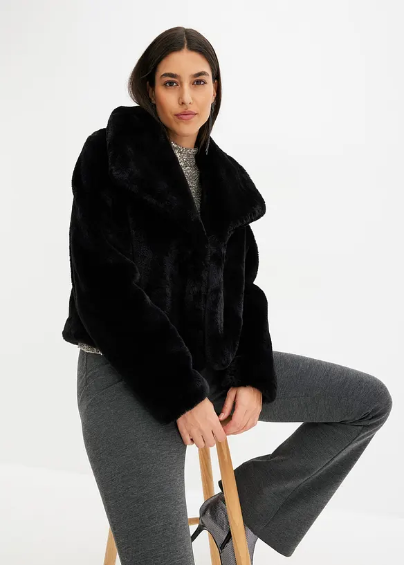 Veste en peluche, bonprix