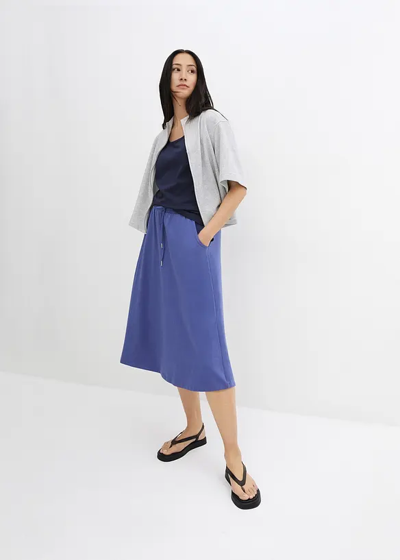 Jupe en jersey coton extensible, bonprix