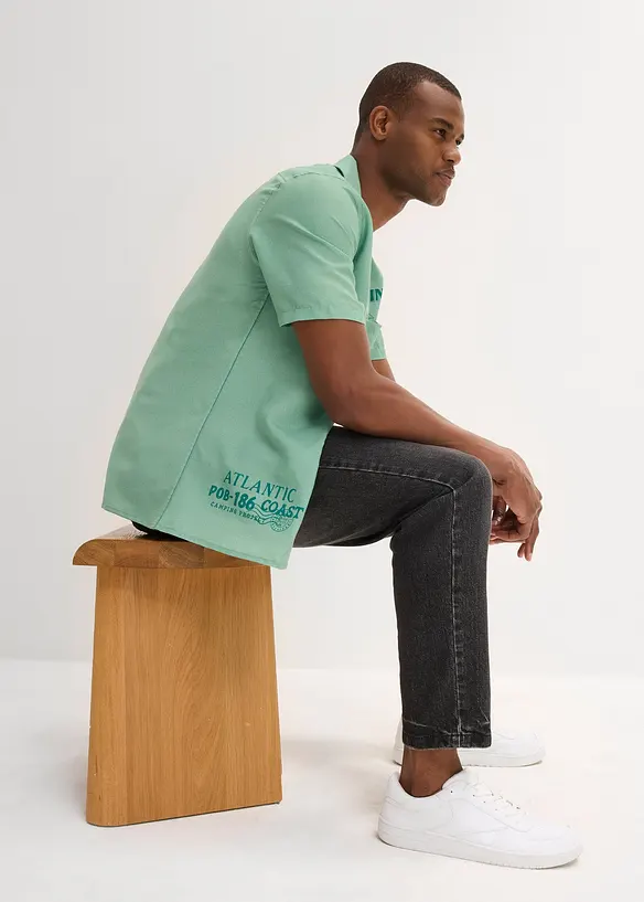 Chemise manches courtes 100% coton, bonprix