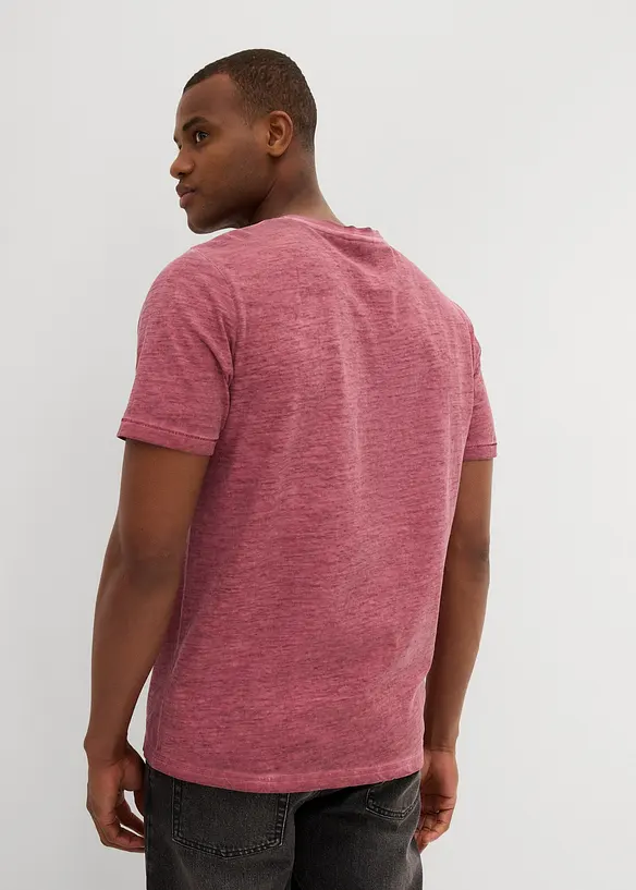 T-shirt aspect délavé en coton, bonprix