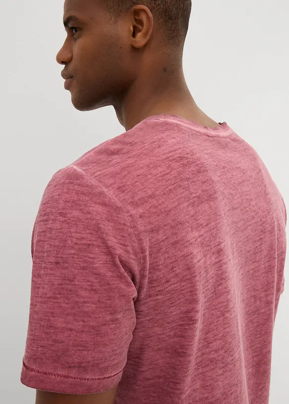 T-shirt aspect délavé en coton, bonprix