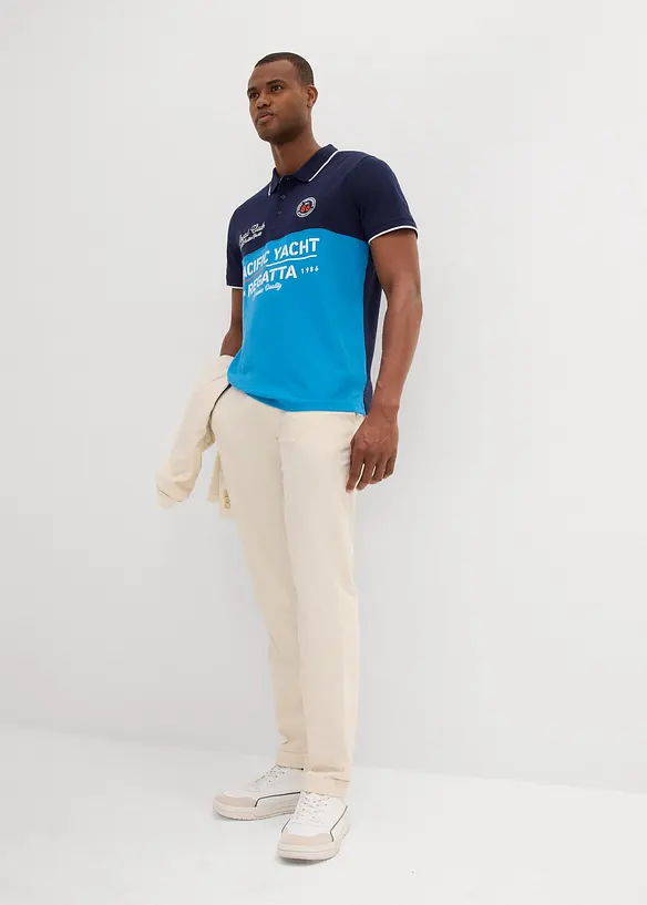 Polo en maille piquée 100% coton, bonprix