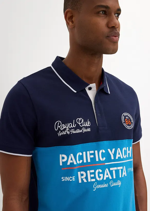 Polo en maille piquée 100% coton, bonprix