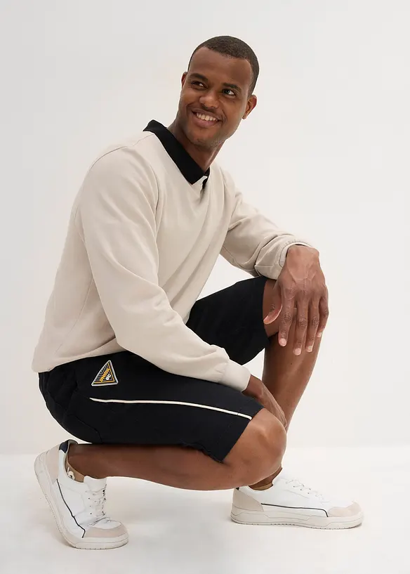 Bermuda ample à taille élastiquée, bonprix