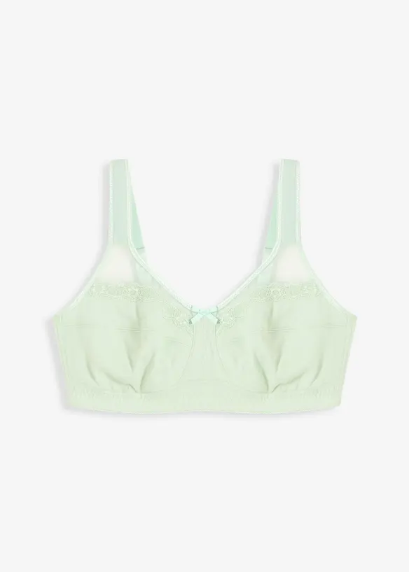 Soutien-gorge coton grand maintien sans armatures, bonprix