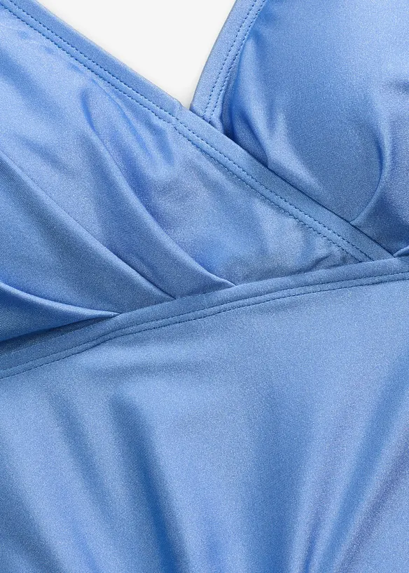 Tankini (ens. 2 pces) en matière brillante, bonprix