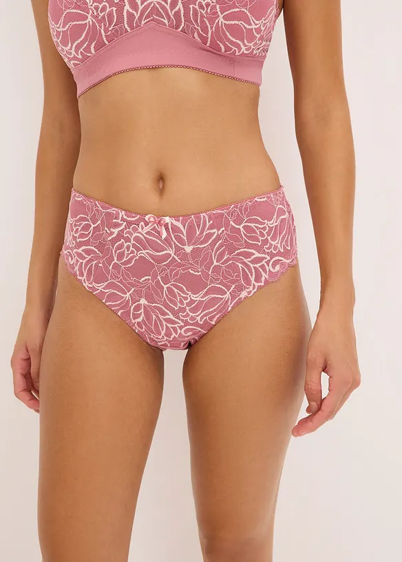 Slip Maxi avec dentelle, bonprix