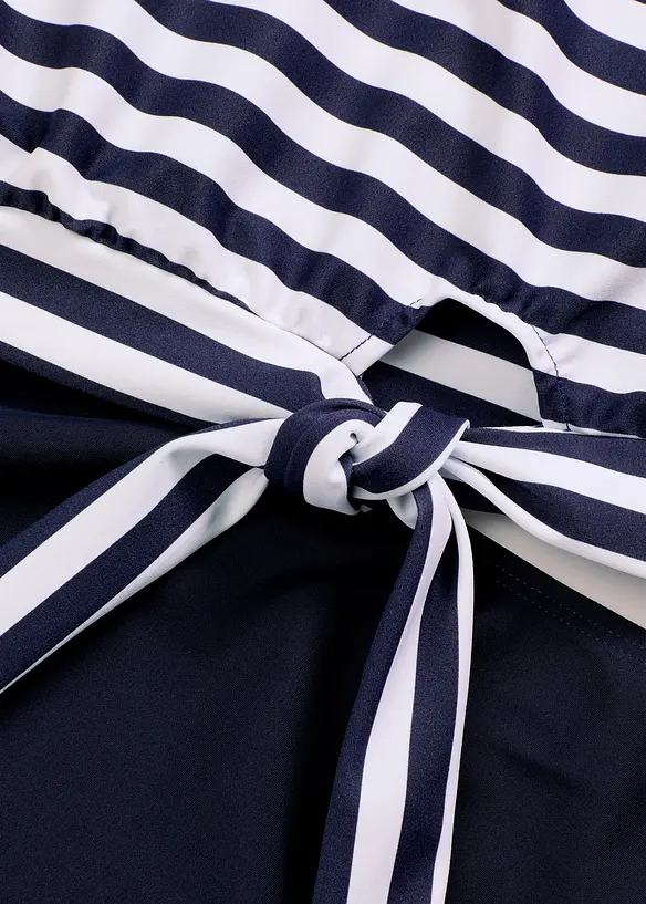 Tankini oversize (ens. 2 pces) à bretelles amovibles, bonprix