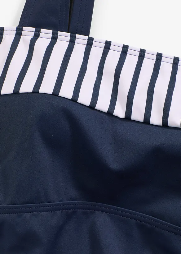 Tankini (ens. 2 pces) à bretelles larges, bonprix