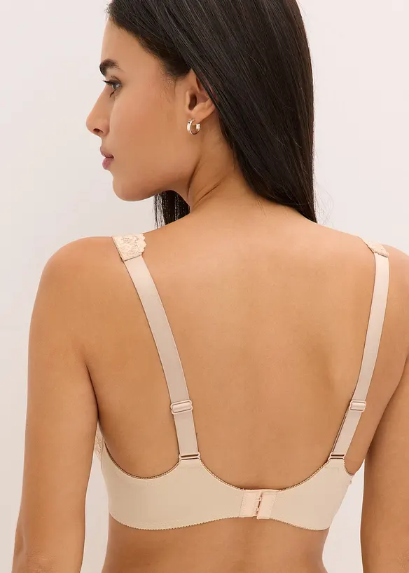 Lot de 2 soutiens-gorge à armatures et dentelle, bonprix