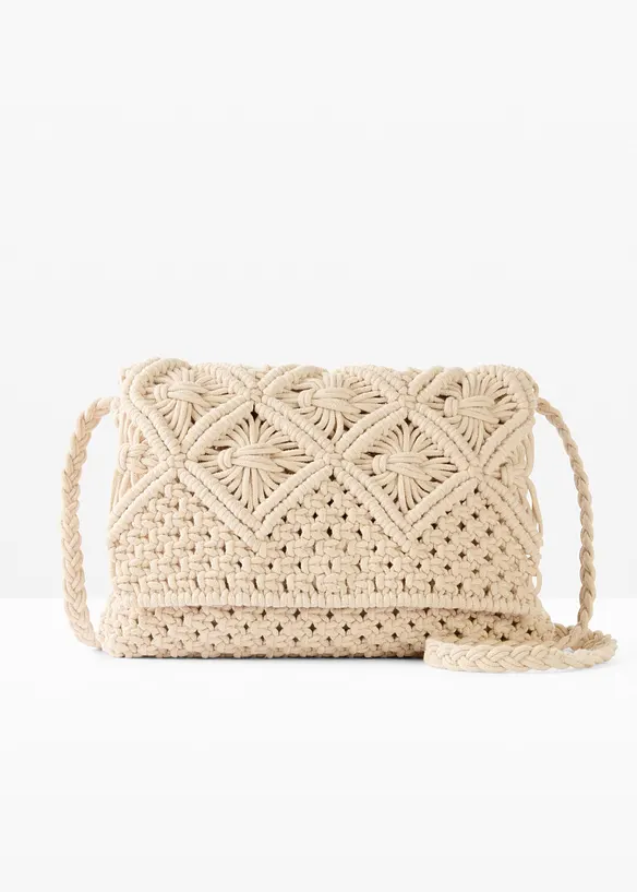 Sac en macramé à bandoulière, bonprix