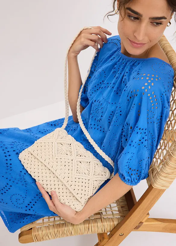 Sac en macramé à bandoulière, bonprix