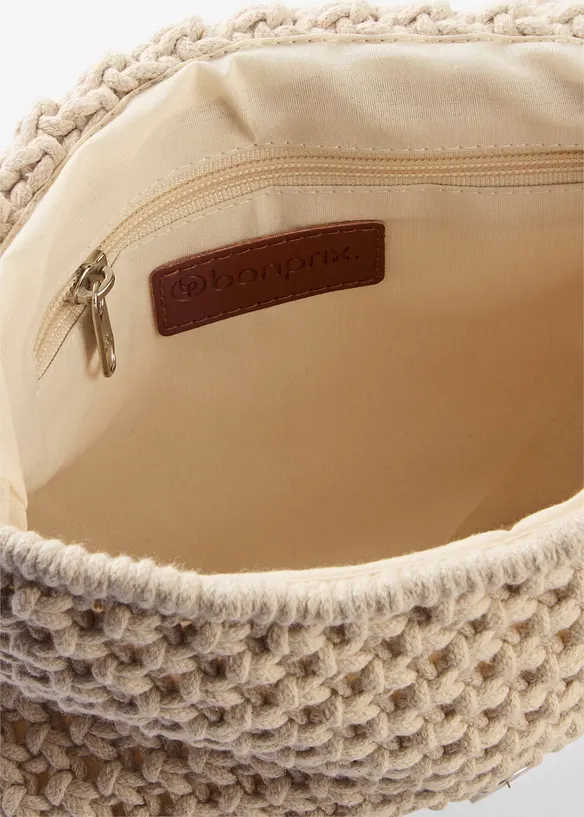 Sac en macramé à bandoulière, bonprix