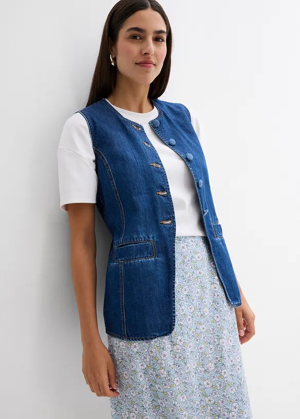 Mini-jupe en viscose fluide, bonprix