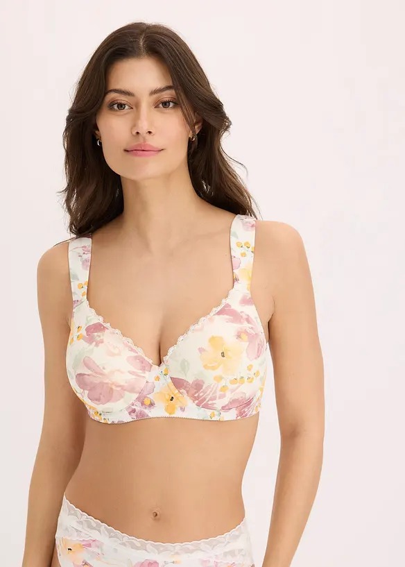 Lot de 2 soutiens-gorge coton à coques et armatures, bonprix